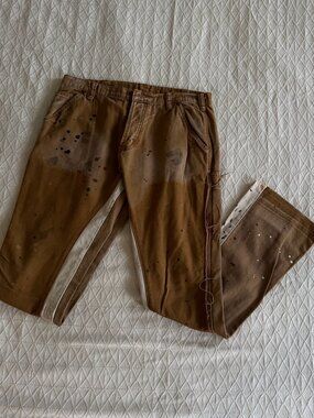 mnml Men's Brown/Tan Pants - Waist 32